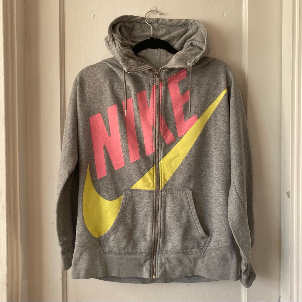 Vintage Nike Zip Up Sweatshirt Hoodie